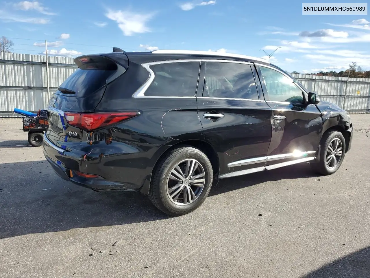 2017 Infiniti Qx60 VIN: 5N1DL0MMXHC560989 Lot: 81586504