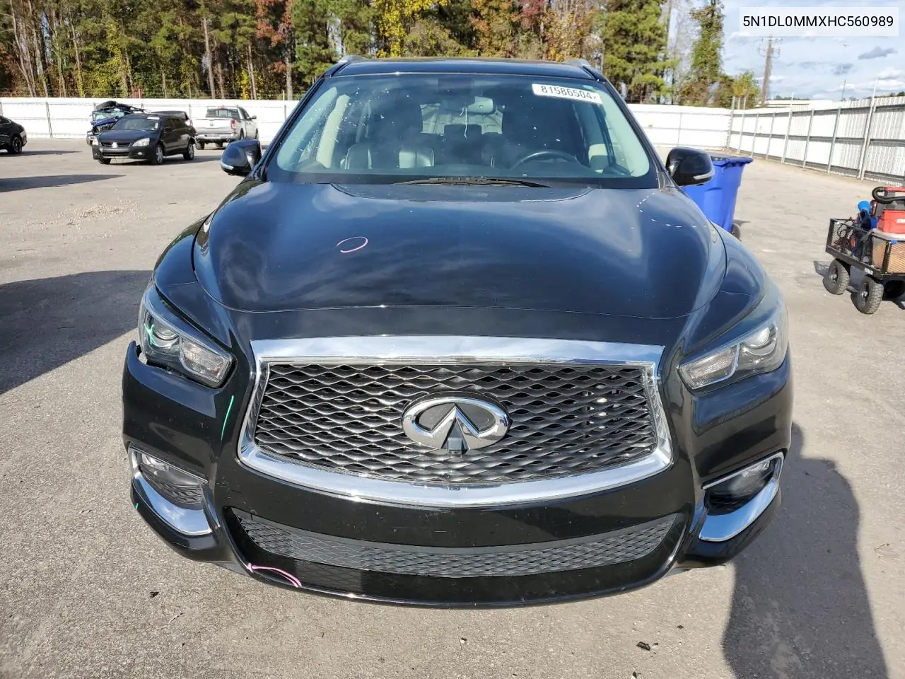 2017 Infiniti Qx60 VIN: 5N1DL0MMXHC560989 Lot: 81586504