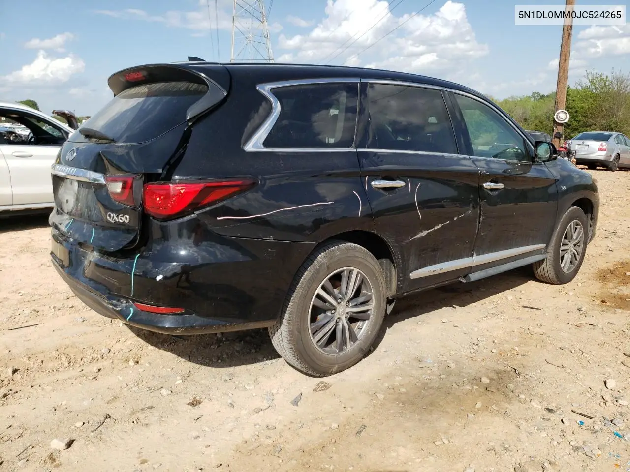 2018 Infiniti Qx60 VIN: 5N1DL0MM0JC524265 Lot: 51896885