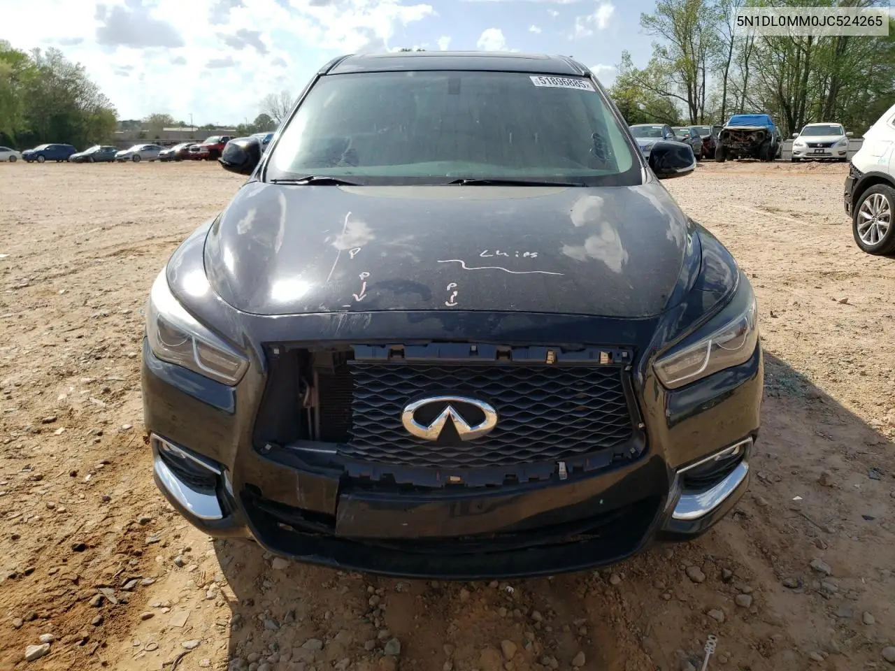 2018 Infiniti Qx60 VIN: 5N1DL0MM0JC524265 Lot: 51896885