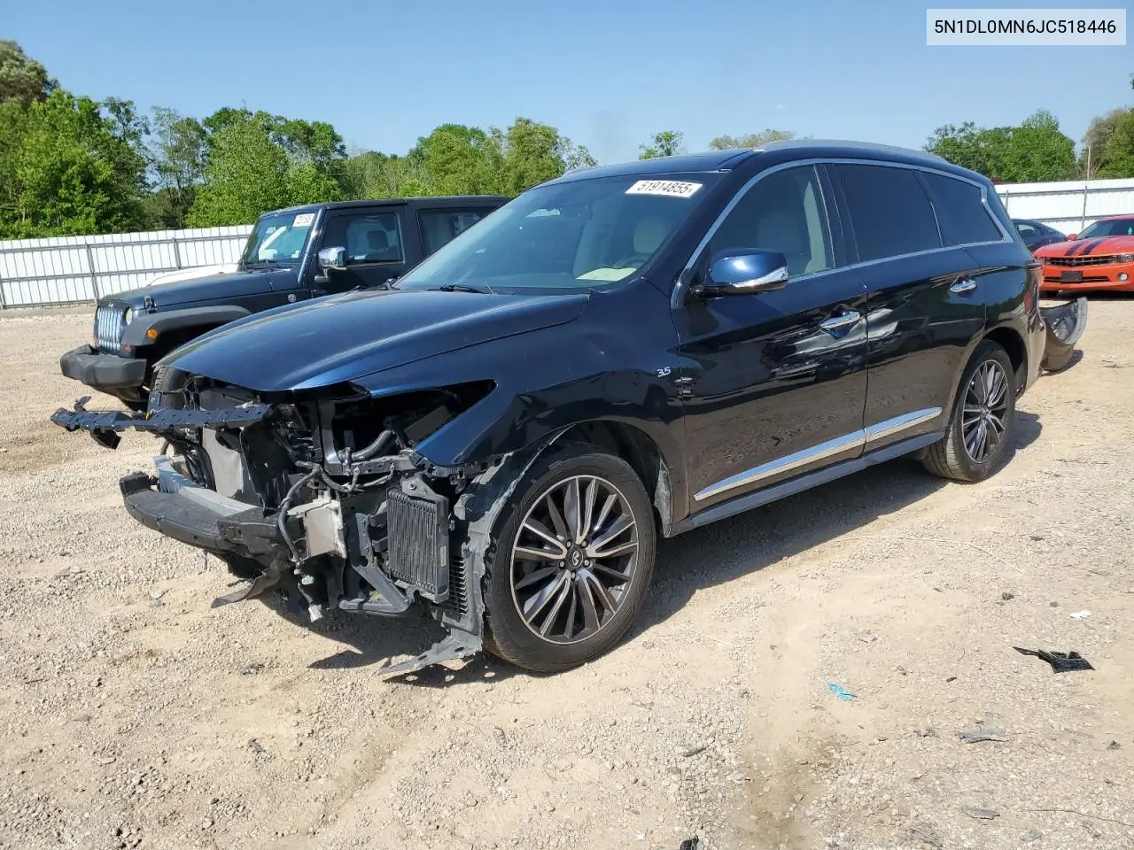 2018 Infiniti Qx60 VIN: 5N1DL0MN6JC518446 Lot: 51914855