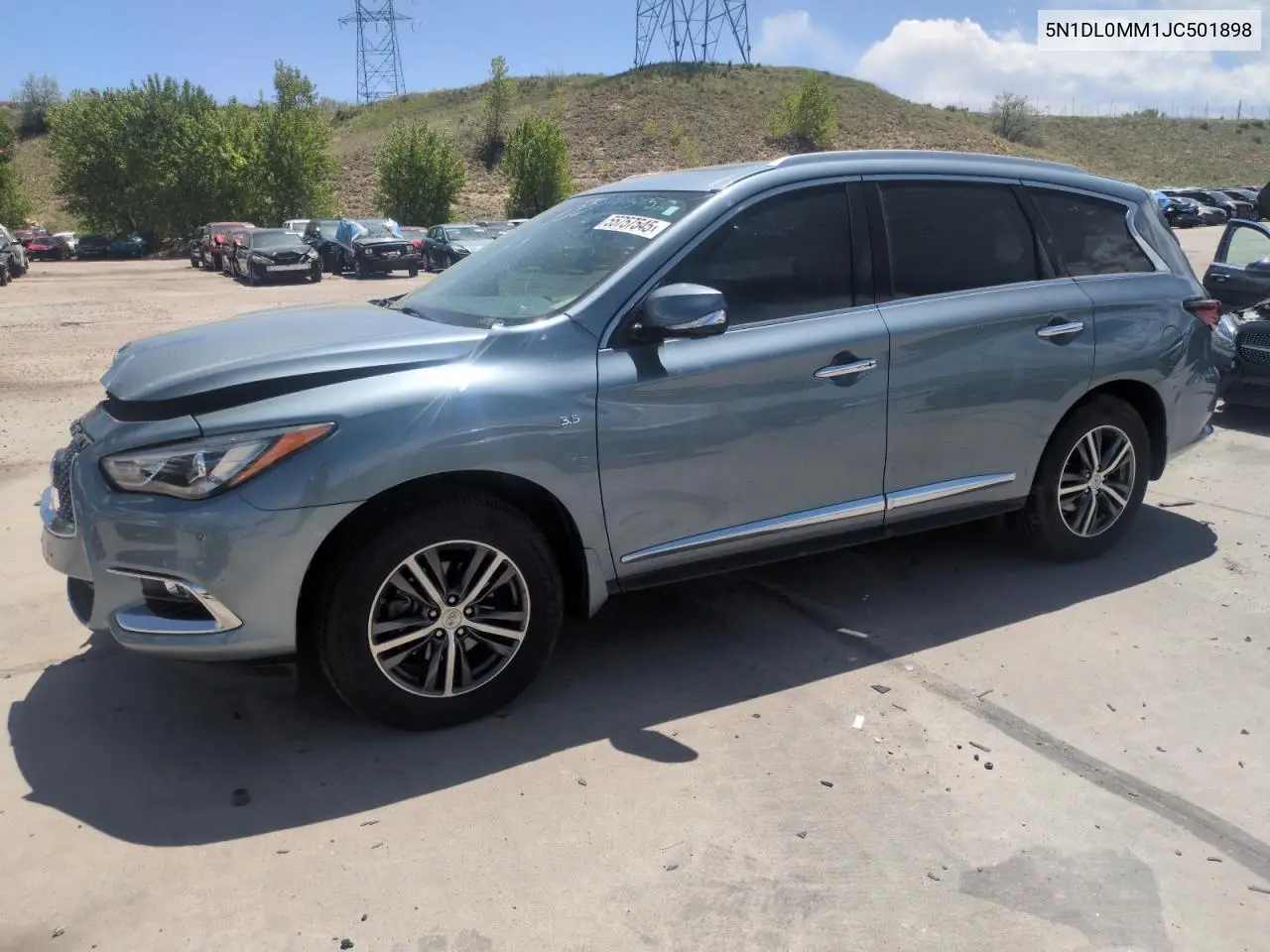 2018 Infiniti Qx60 VIN: 5N1DL0MM1JC501898 Lot: 55757545