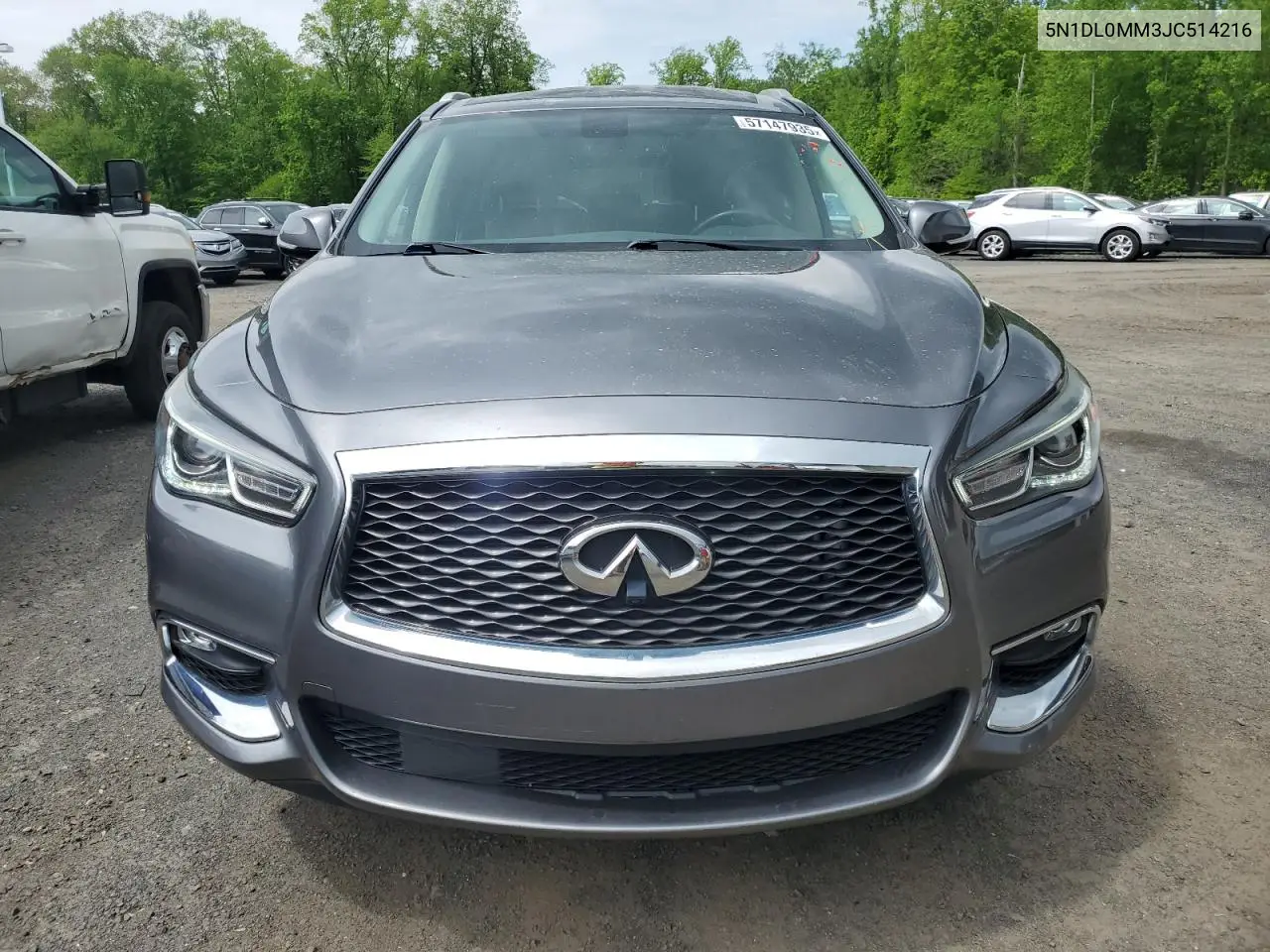 2018 Infiniti Qx60 VIN: 5N1DL0MM3JC514216 Lot: 57147935