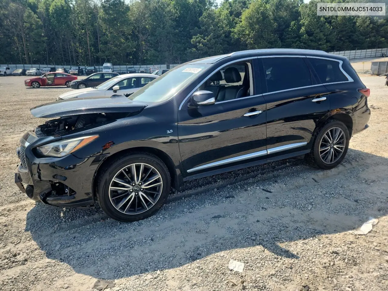 2018 Infiniti Qx60 VIN: 5N1DL0MM6JC514033 Lot: 62262245