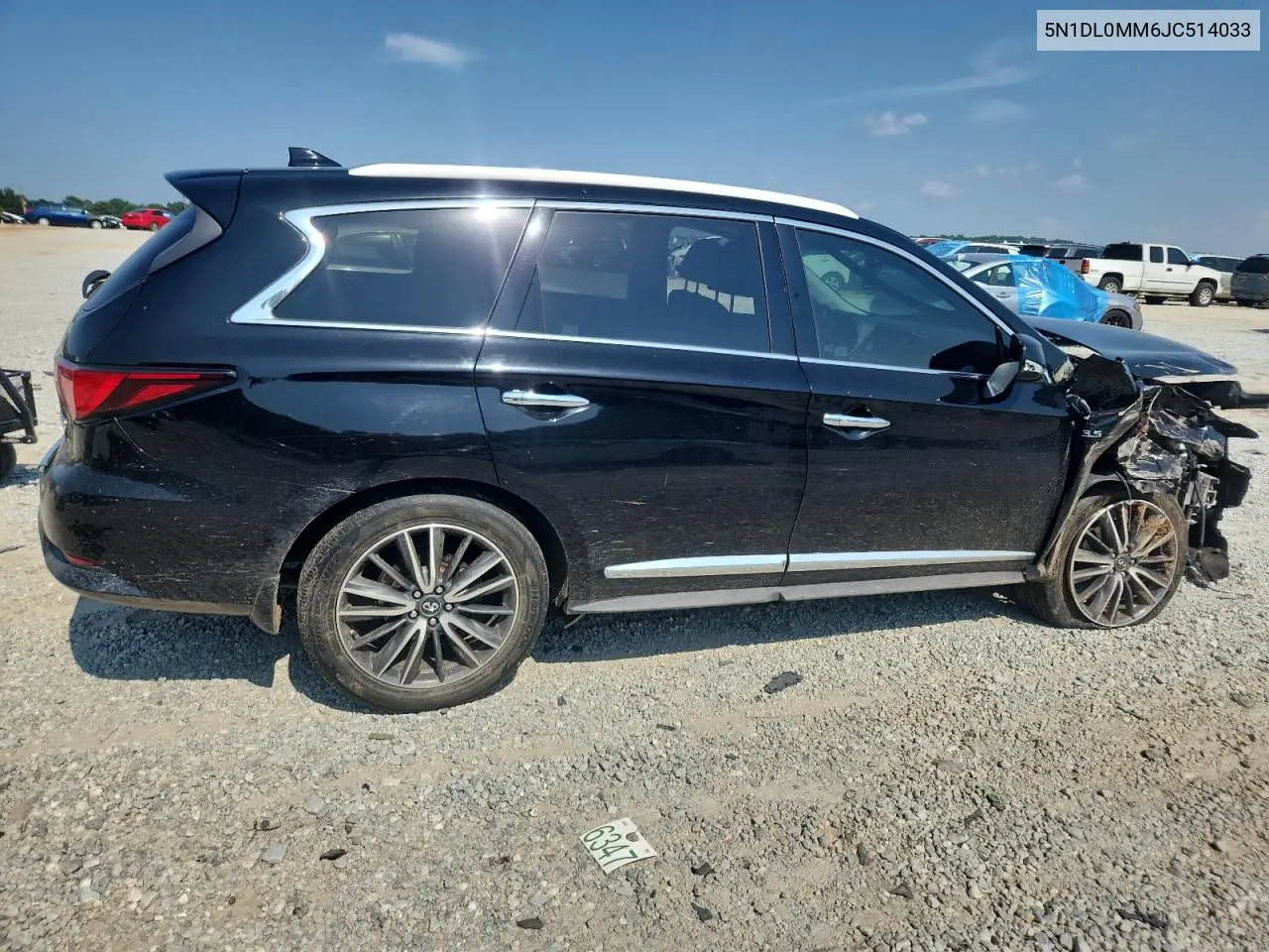 2018 Infiniti Qx60 VIN: 5N1DL0MM6JC514033 Lot: 62262245