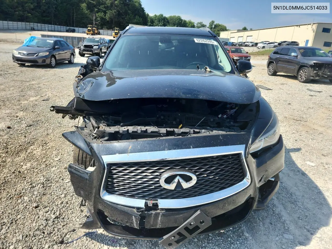 2018 Infiniti Qx60 VIN: 5N1DL0MM6JC514033 Lot: 62262245