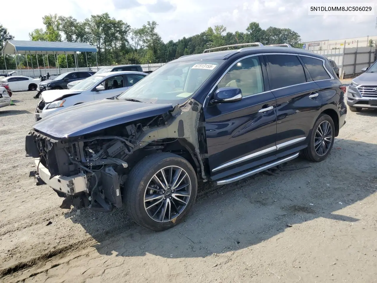 2018 Infiniti Qx60 VIN: 5N1DL0MM8JC506029 Lot: 62513155