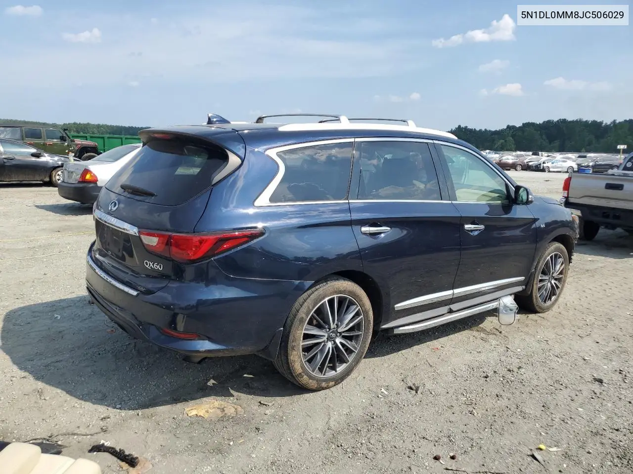 2018 Infiniti Qx60 VIN: 5N1DL0MM8JC506029 Lot: 62513155