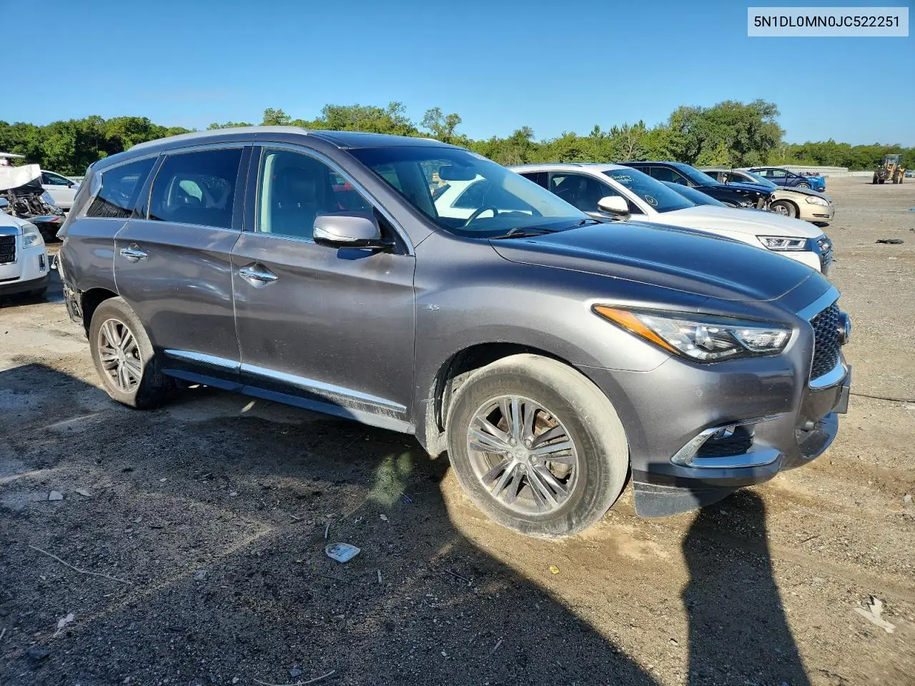 2018 Infiniti Qx60 VIN: 5N1DL0MN0JC522251 Lot: 62513205
