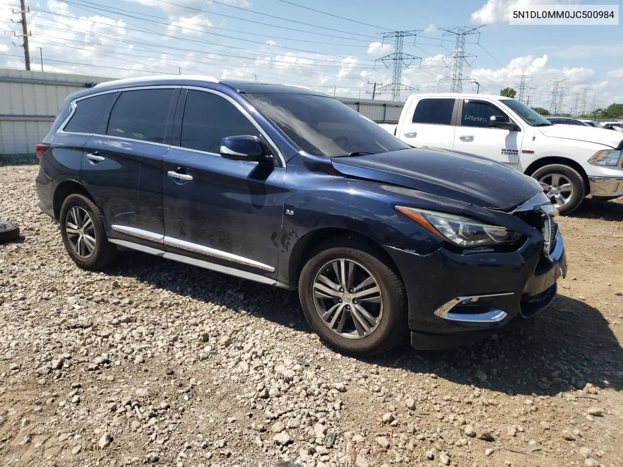 2018 Infiniti Qx60 VIN: 5N1DL0MM0JC500984 Lot: 63025905