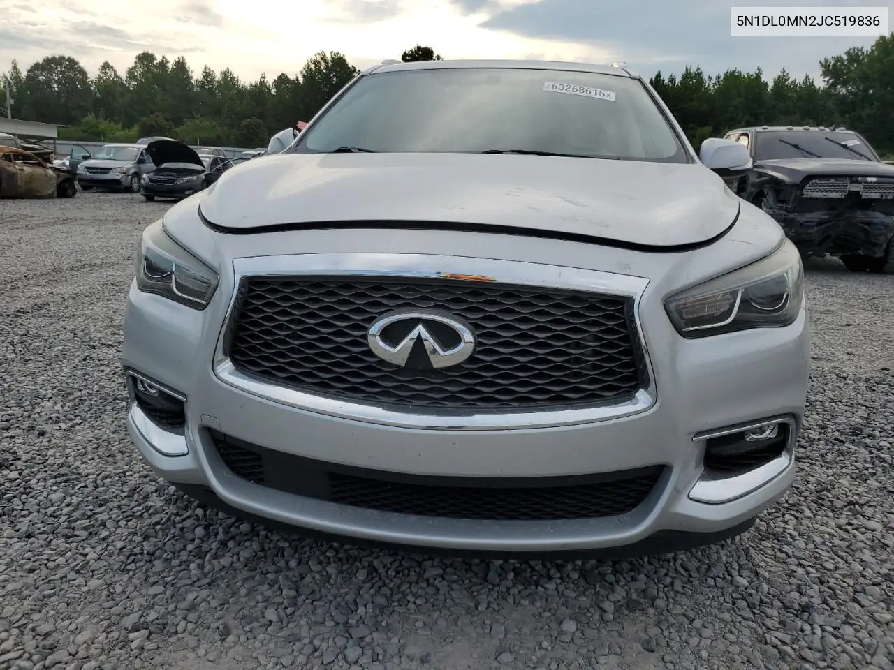 2018 Infiniti Qx60 VIN: 5N1DL0MN2JC519836 Lot: 63268615