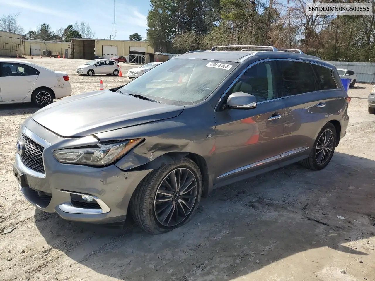 2019 Infiniti Qx60 Luxe VIN: 5N1DL0MN0KC509856 Lot: 46816455