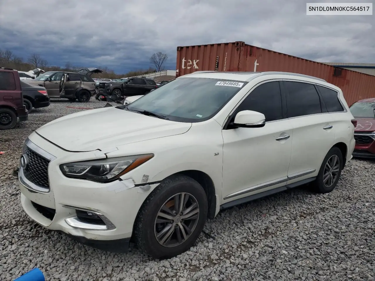 2019 Infiniti Qx60 Luxe VIN: 5N1DL0MN0KC564517 Lot: 47849685