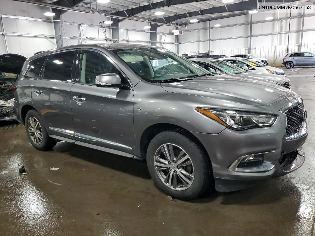 2019 Infiniti Qx60 Luxe VIN: 5N1DL0MM7KC567163 Lot: 49100445