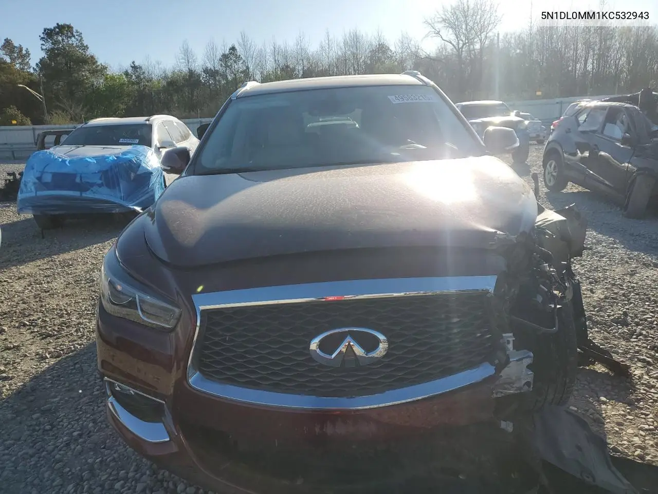 2019 Infiniti Qx60 Luxe VIN: 5N1DL0MM1KC532943 Lot: 49583215
