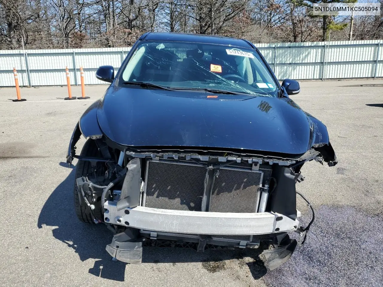 2019 Infiniti Qx60 Luxe VIN: 5N1DL0MM1KC505094 Lot: 51243615