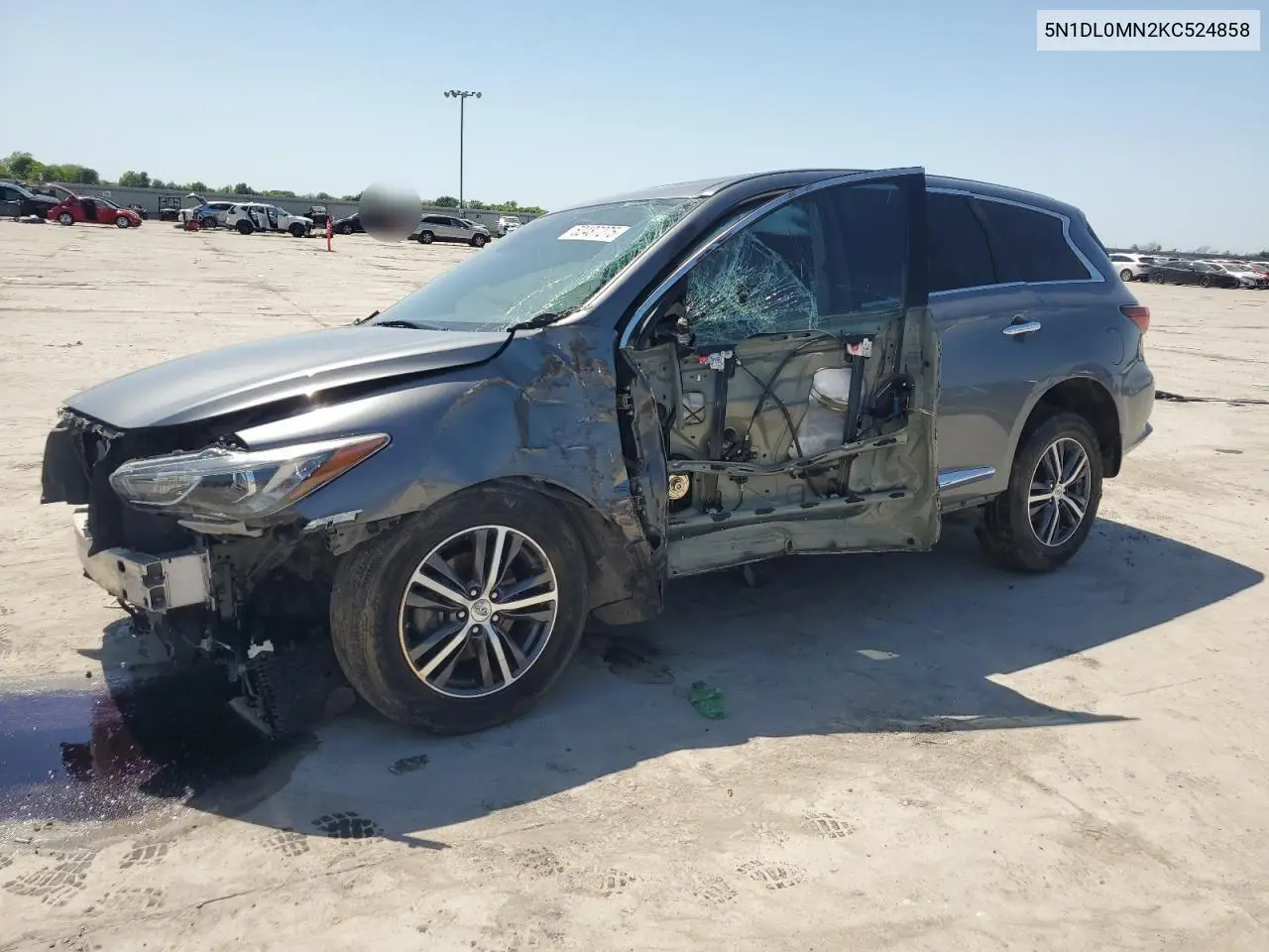 2019 Infiniti Qx60 Luxe VIN: 5N1DL0MN2KC524858 Lot: 52487275