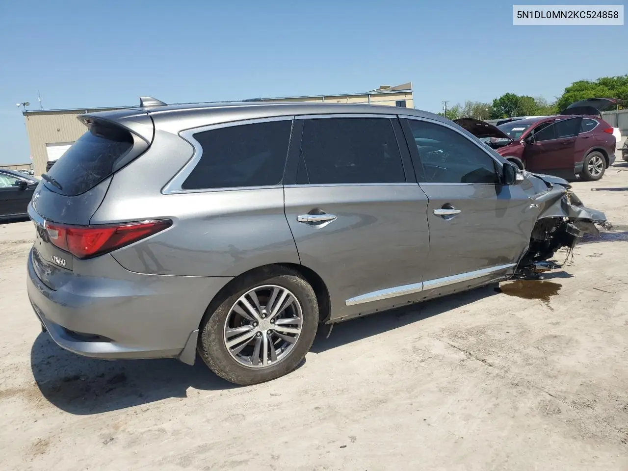 2019 Infiniti Qx60 Luxe VIN: 5N1DL0MN2KC524858 Lot: 52487275