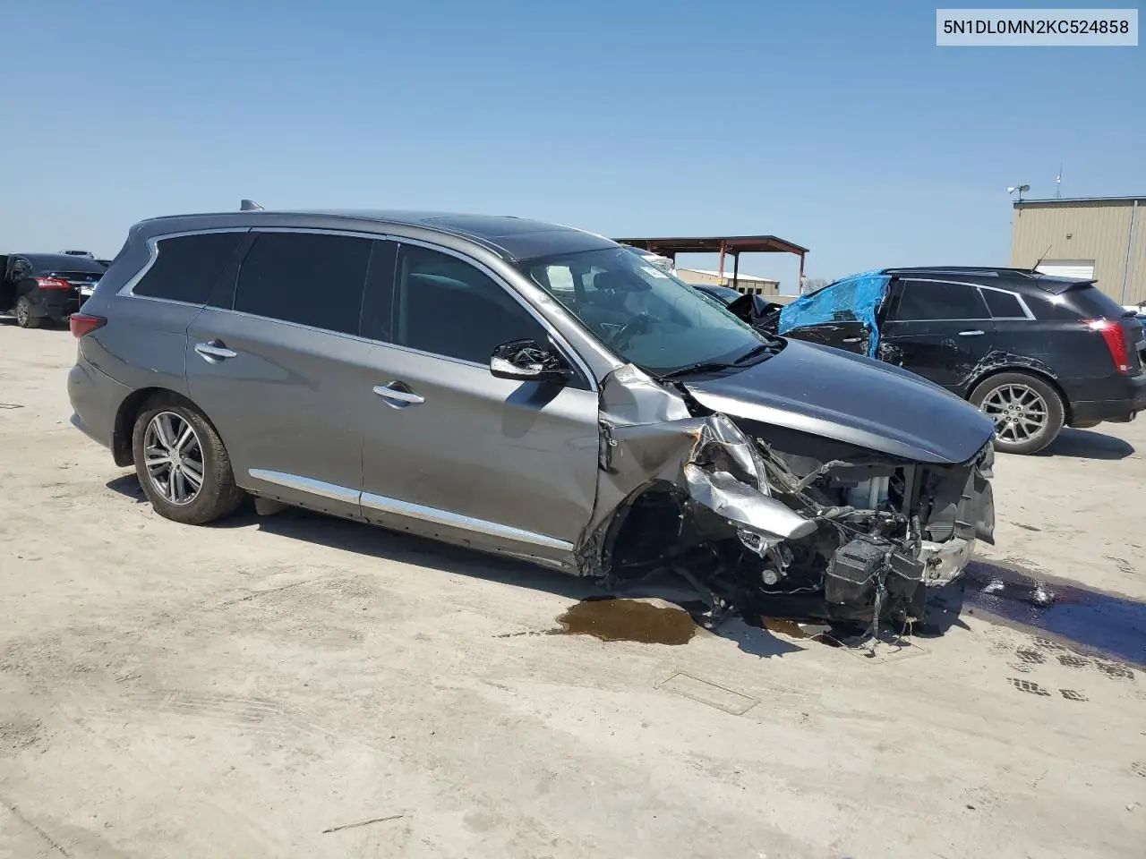 2019 Infiniti Qx60 Luxe VIN: 5N1DL0MN2KC524858 Lot: 52487275