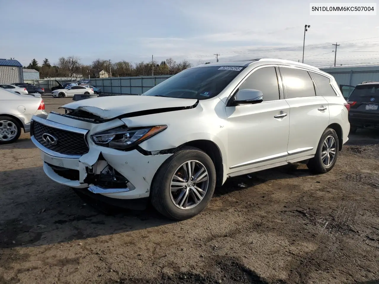 2019 Infiniti Qx60 Luxe VIN: 5N1DL0MM6KC507004 Lot: 52725255