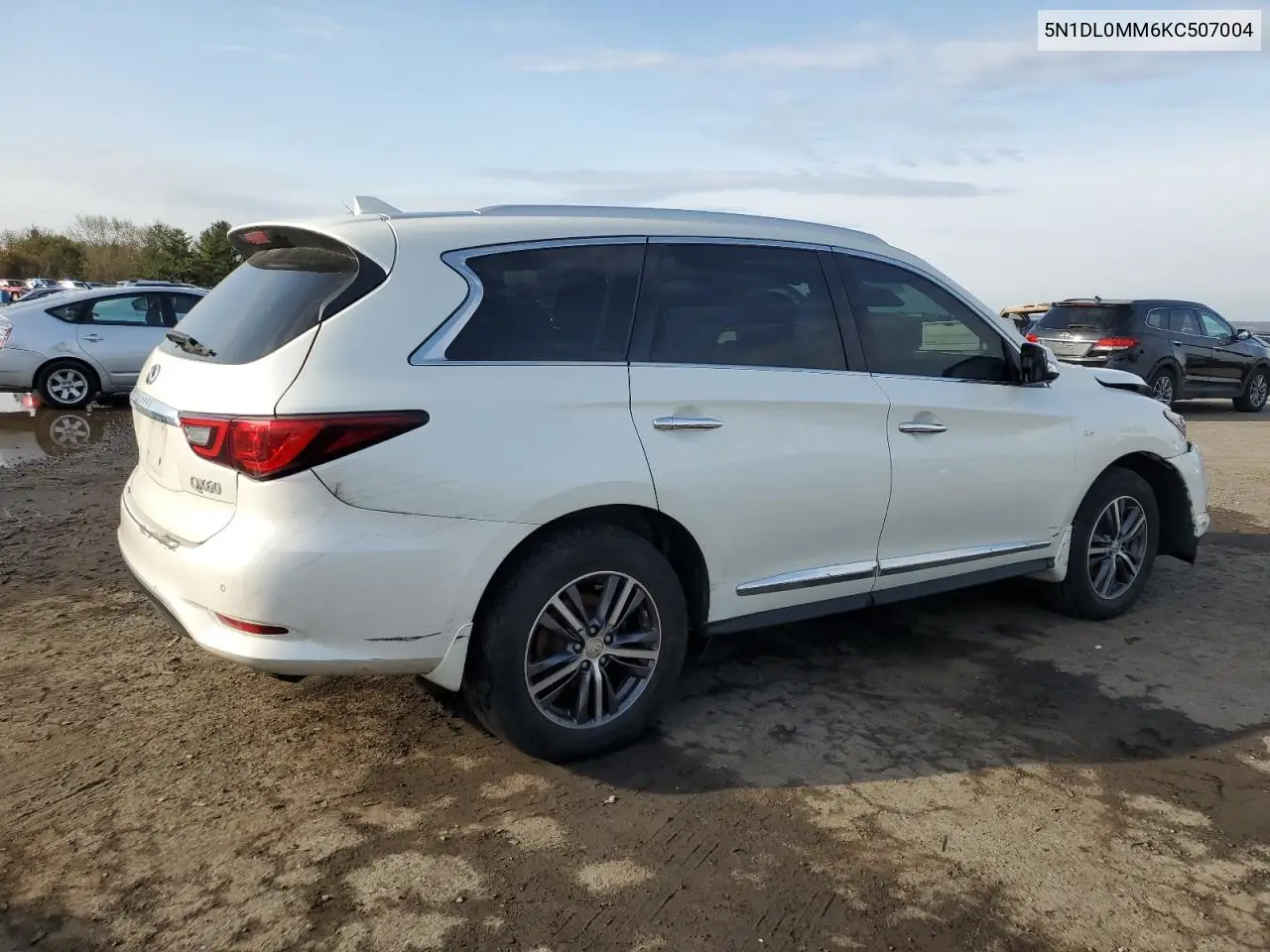 2019 Infiniti Qx60 Luxe VIN: 5N1DL0MM6KC507004 Lot: 52725255