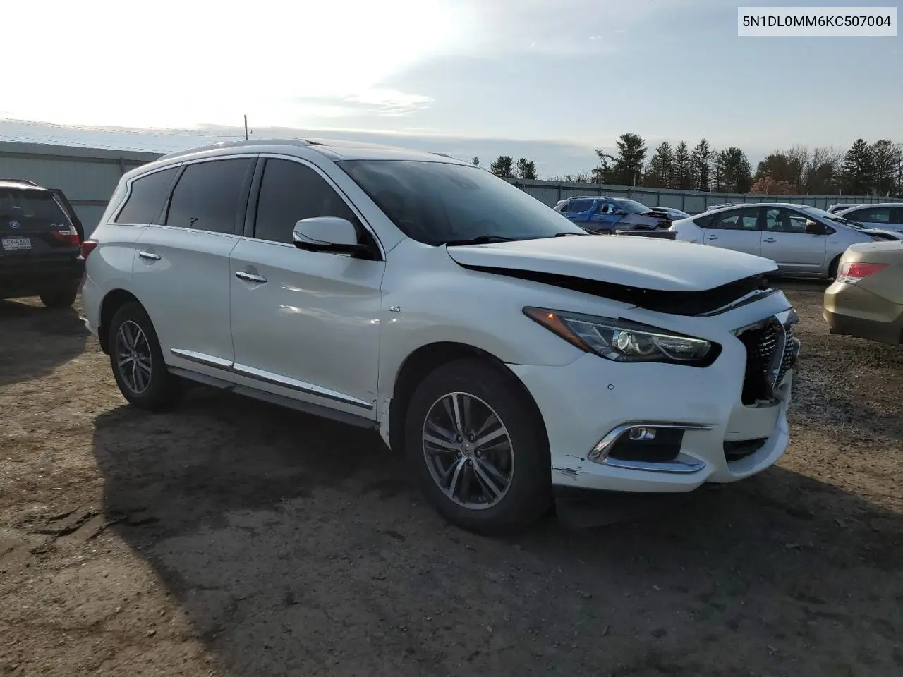 2019 Infiniti Qx60 Luxe VIN: 5N1DL0MM6KC507004 Lot: 52725255