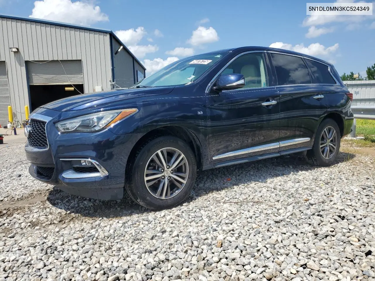 2019 Infiniti Qx60 Luxe VIN: 5N1DL0MN3KC524349 Lot: 54876725