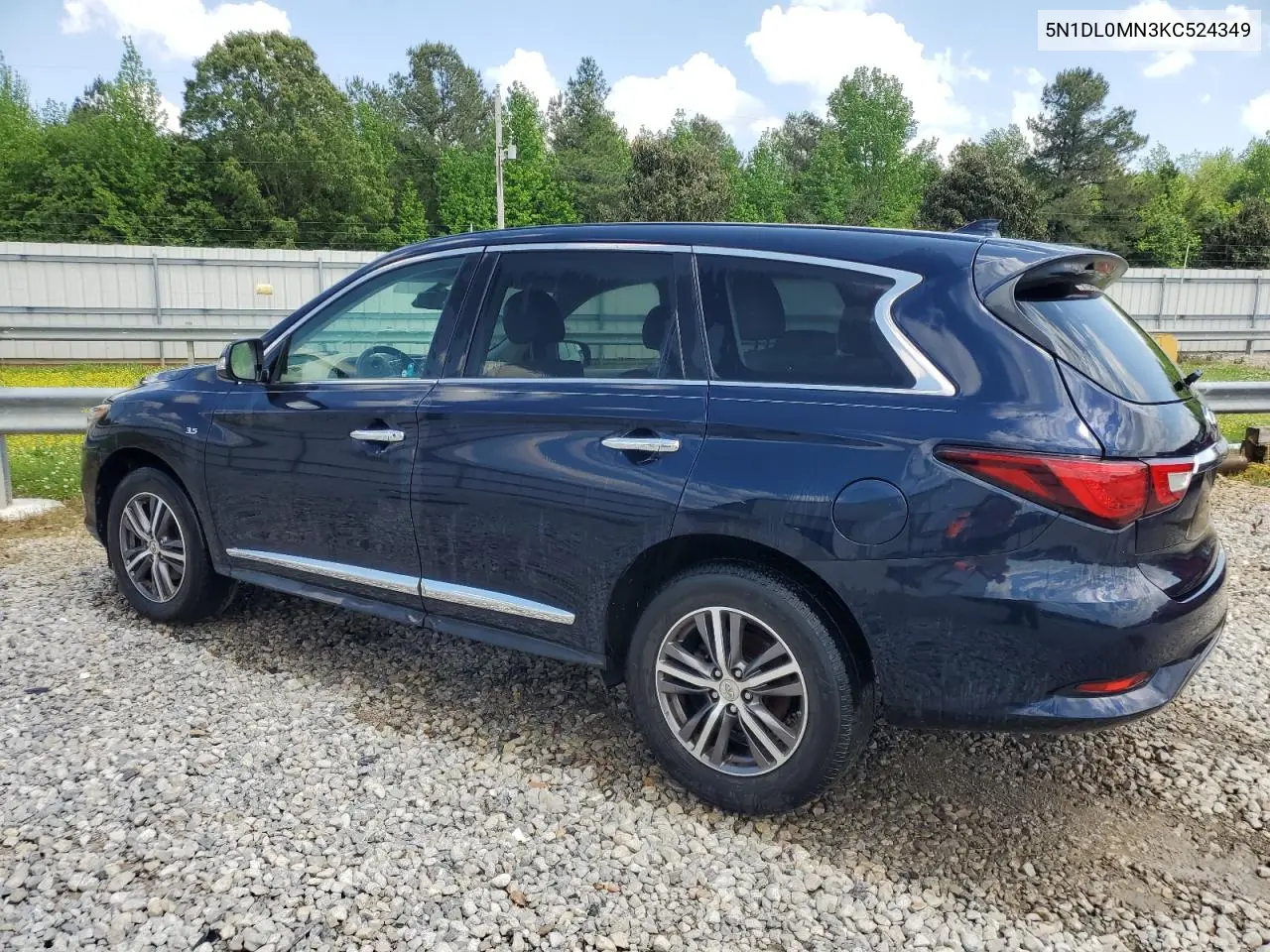 2019 Infiniti Qx60 Luxe VIN: 5N1DL0MN3KC524349 Lot: 54876725