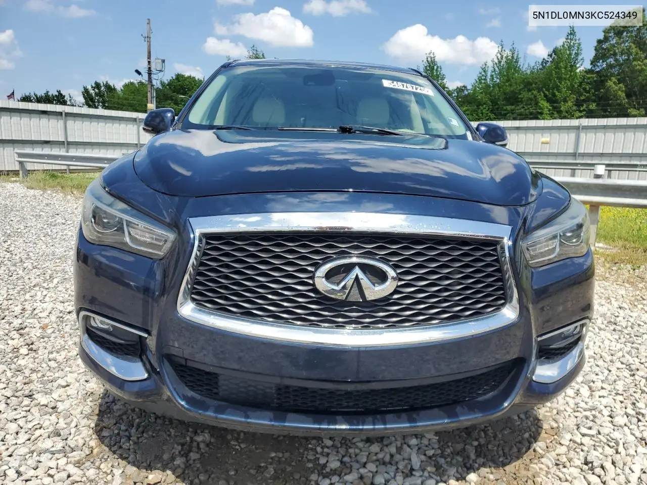 2019 Infiniti Qx60 Luxe VIN: 5N1DL0MN3KC524349 Lot: 54876725