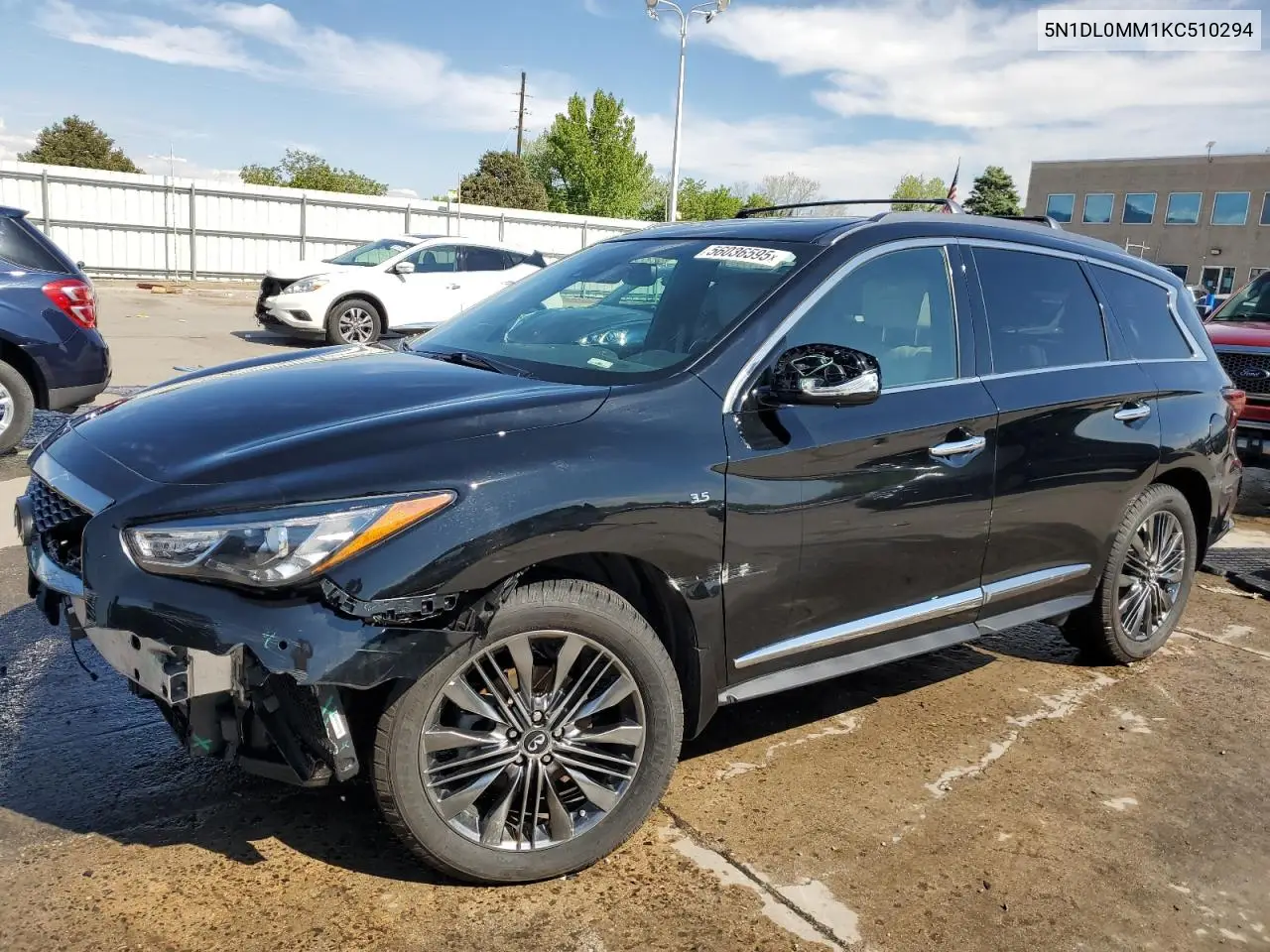 2019 Infiniti Qx60 Luxe VIN: 5N1DL0MM1KC510294 Lot: 56036595