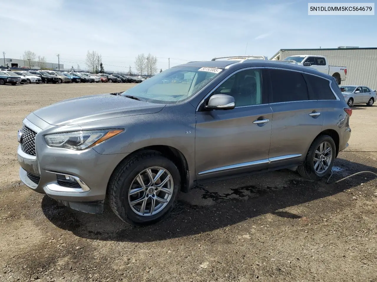 2019 Infiniti Qx60 Luxe VIN: 5N1DL0MM5KC564679 Lot: 56152085