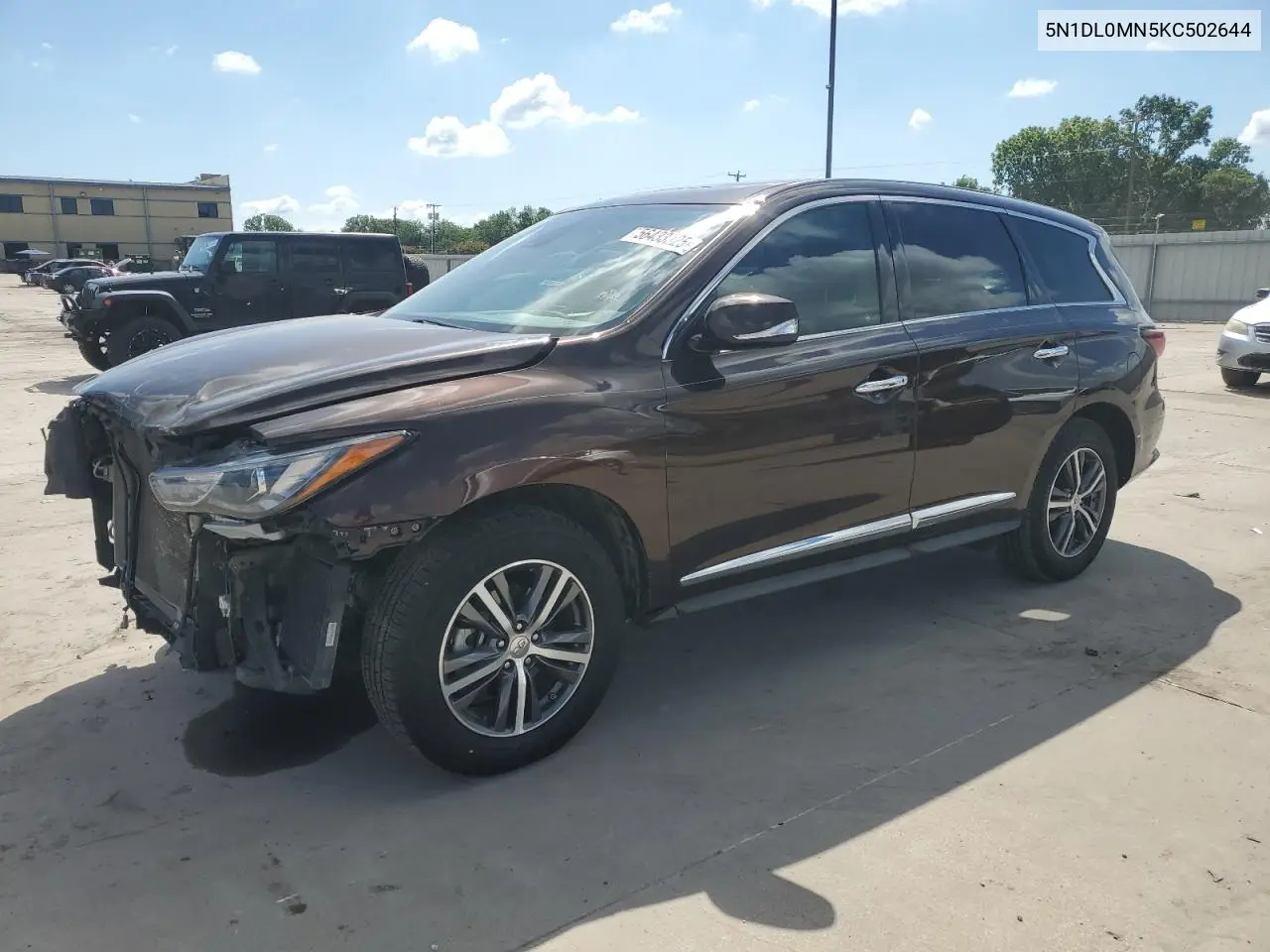 2019 Infiniti Qx60 Luxe VIN: 5N1DL0MN5KC502644 Lot: 56433325