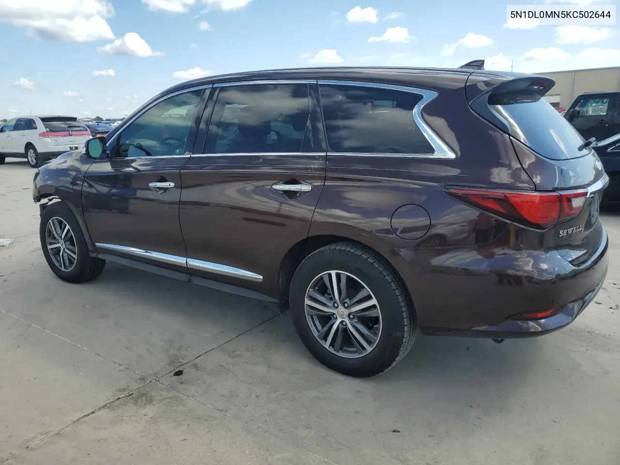 2019 Infiniti Qx60 Luxe VIN: 5N1DL0MN5KC502644 Lot: 56433325