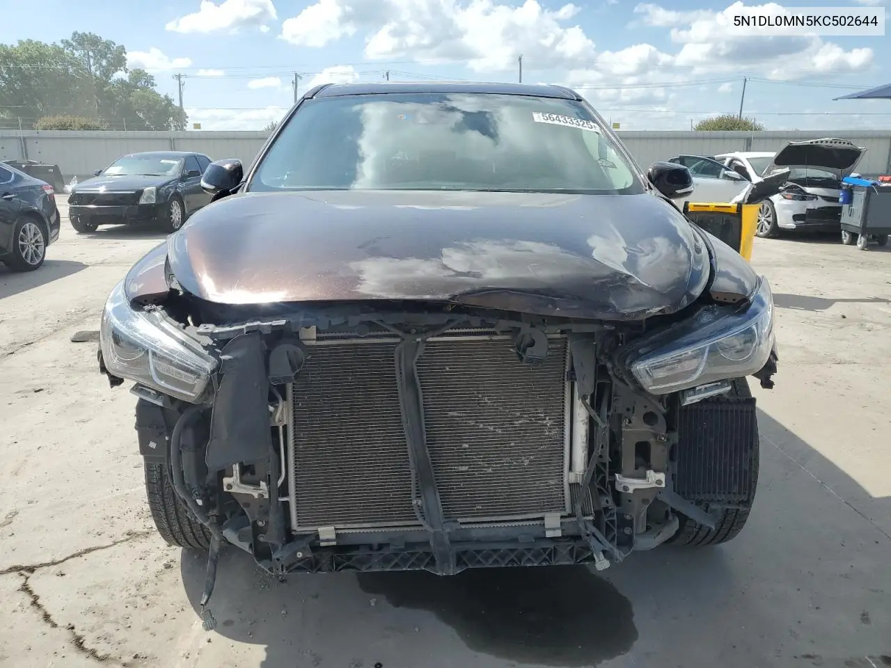 2019 Infiniti Qx60 Luxe VIN: 5N1DL0MN5KC502644 Lot: 56433325