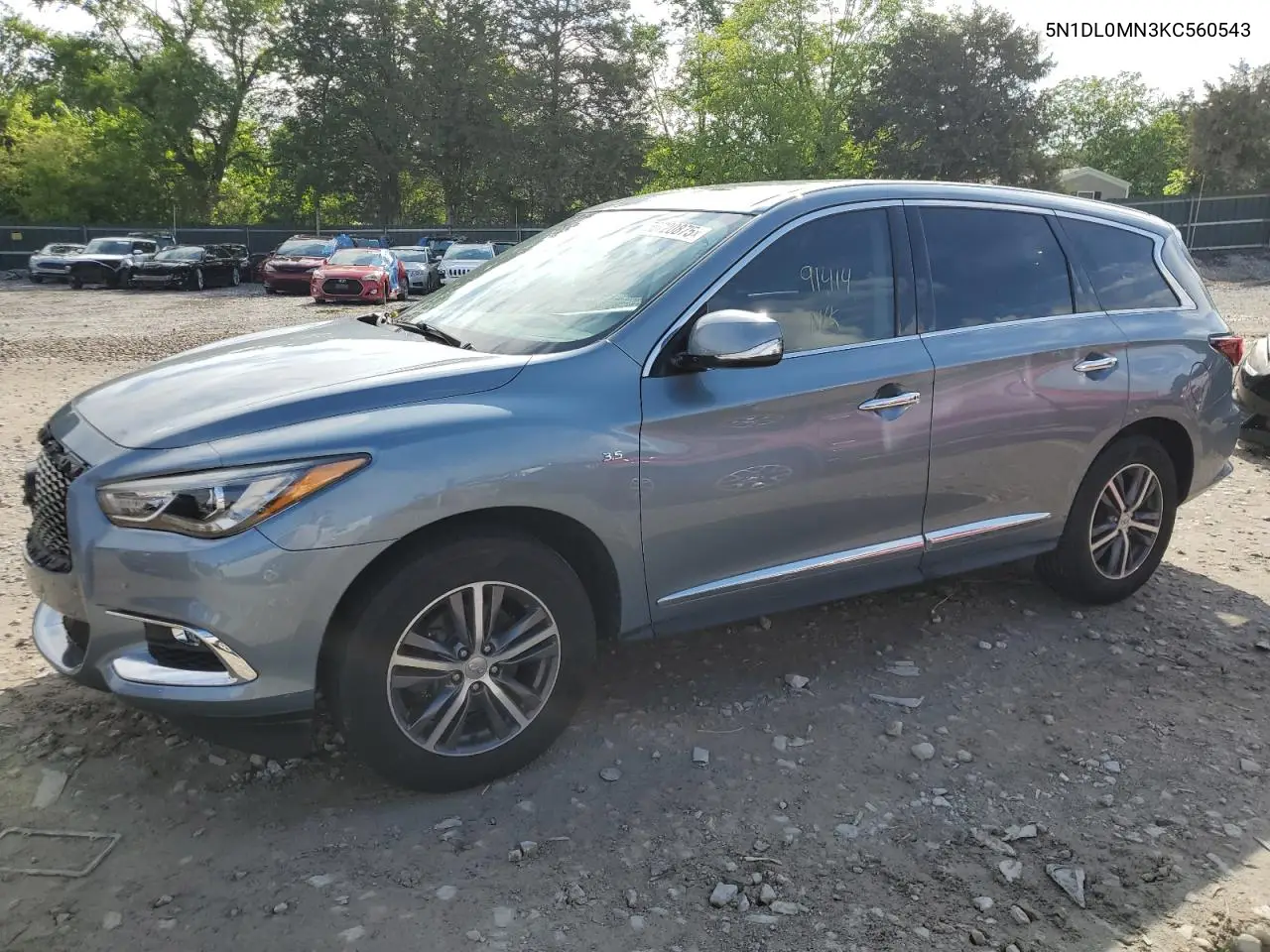2019 Infiniti Qx60 Luxe VIN: 5N1DL0MN3KC560543 Lot: 56720875