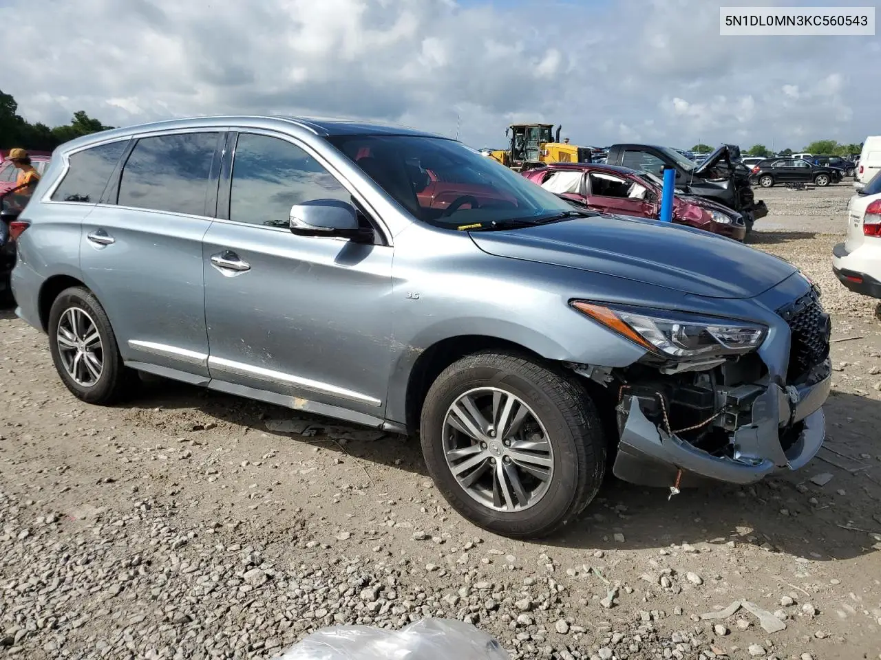 2019 Infiniti Qx60 Luxe VIN: 5N1DL0MN3KC560543 Lot: 56720875