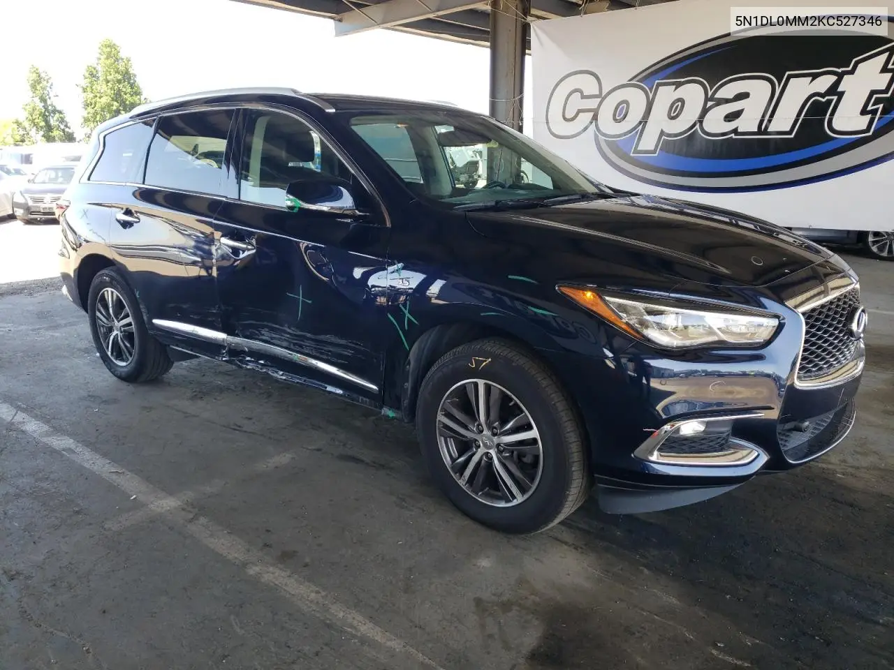 5n1dl0mm2kc527346 5N1DL0MM2KC527346 2019 Infiniti Qx60 Luxe