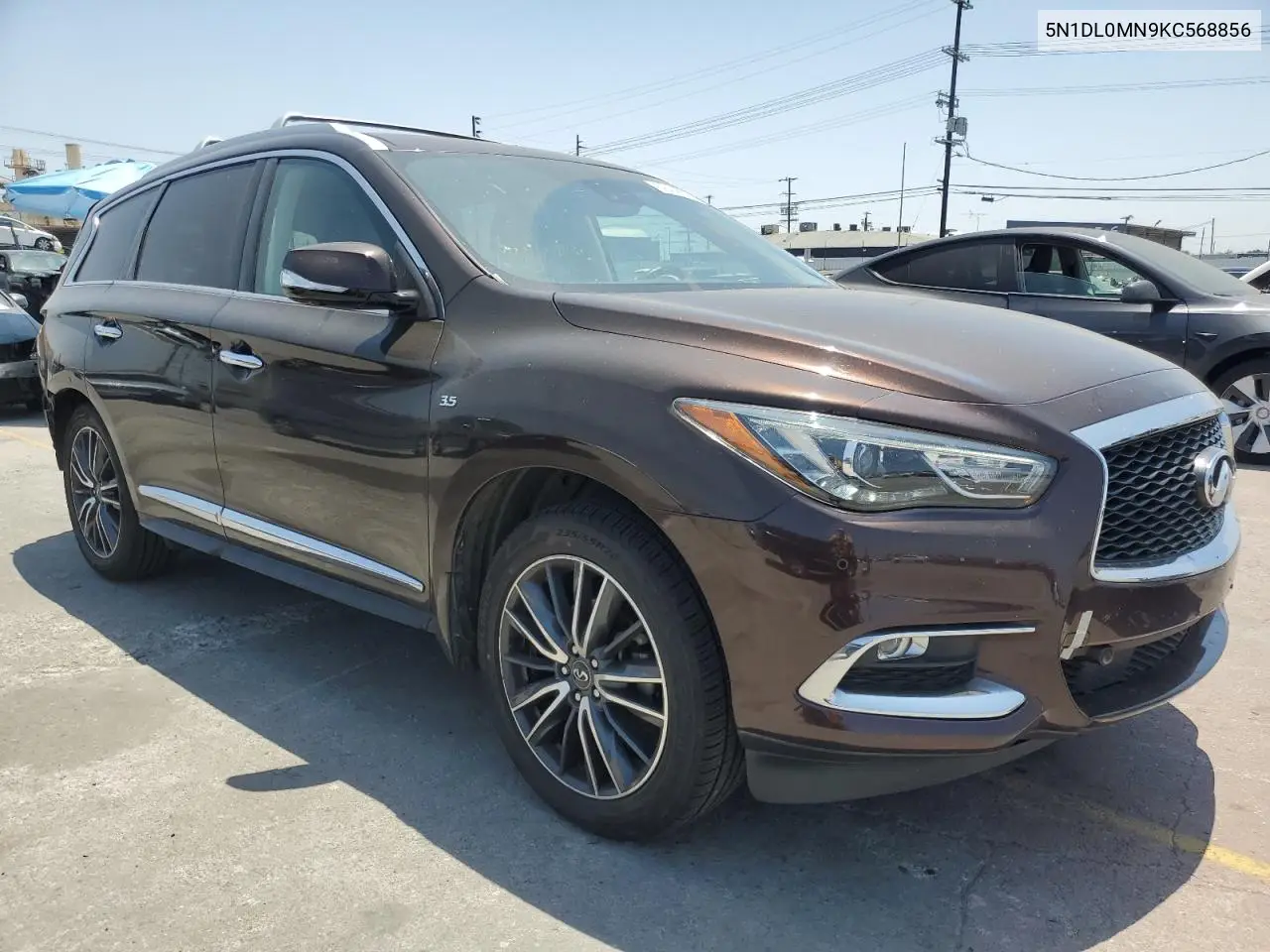 2019 Infiniti Qx60 Luxe VIN: 5N1DL0MN9KC568856 Lot: 58448245