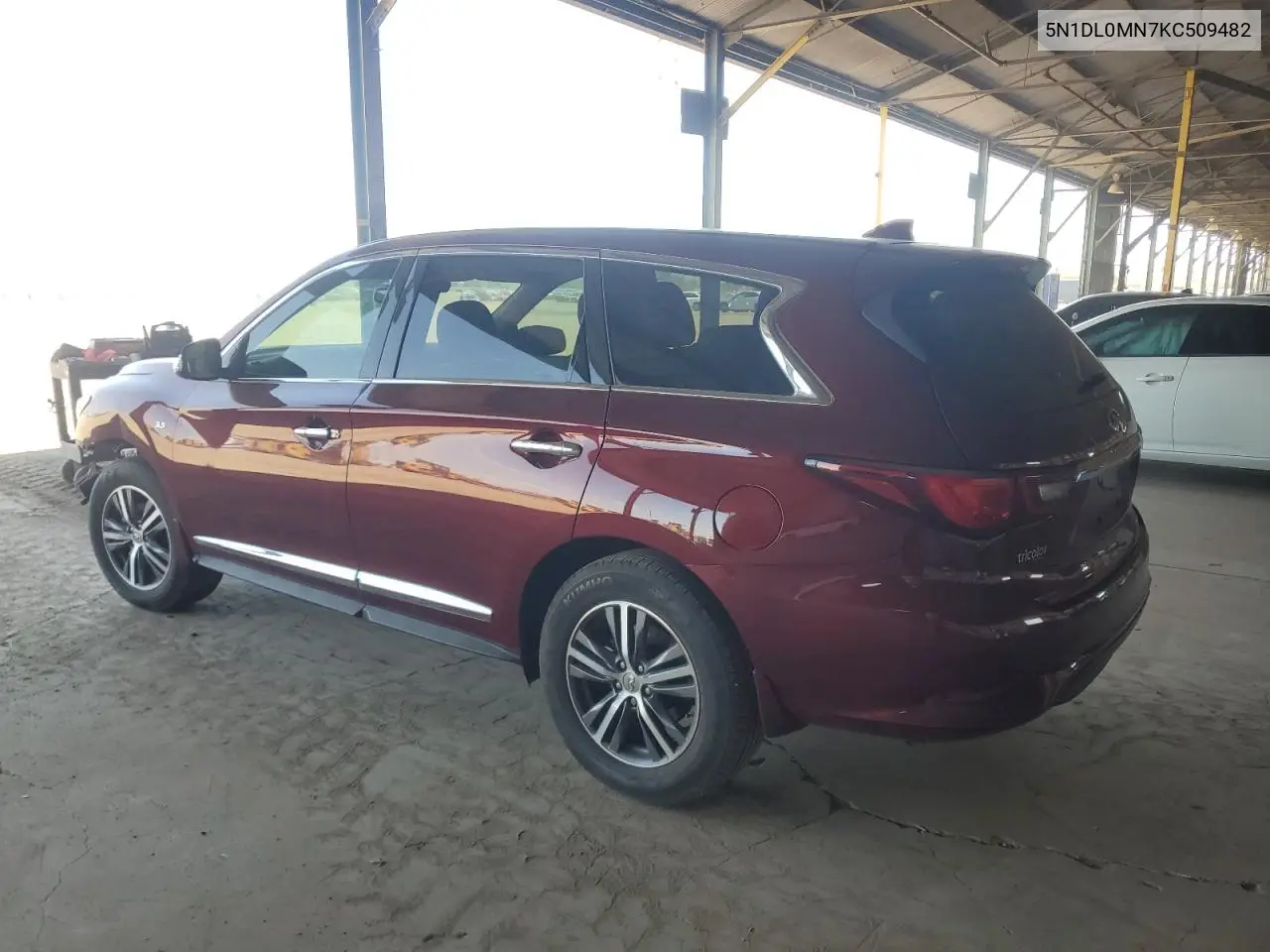 2019 Infiniti Qx60 Luxe VIN: 5N1DL0MN7KC509482 Lot: 60812345
