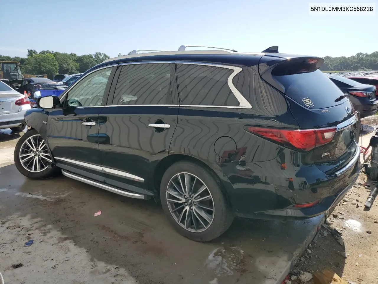 2019 Infiniti Qx60 Luxe VIN: 5N1DL0MM3KC568228 Lot: 61597065