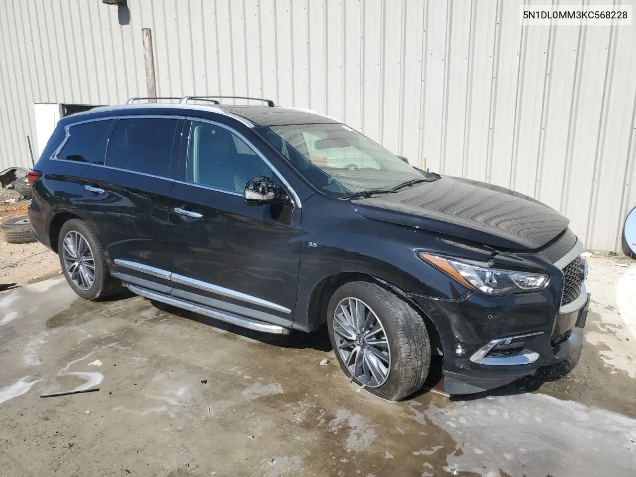 2019 Infiniti Qx60 Luxe VIN: 5N1DL0MM3KC568228 Lot: 61597065