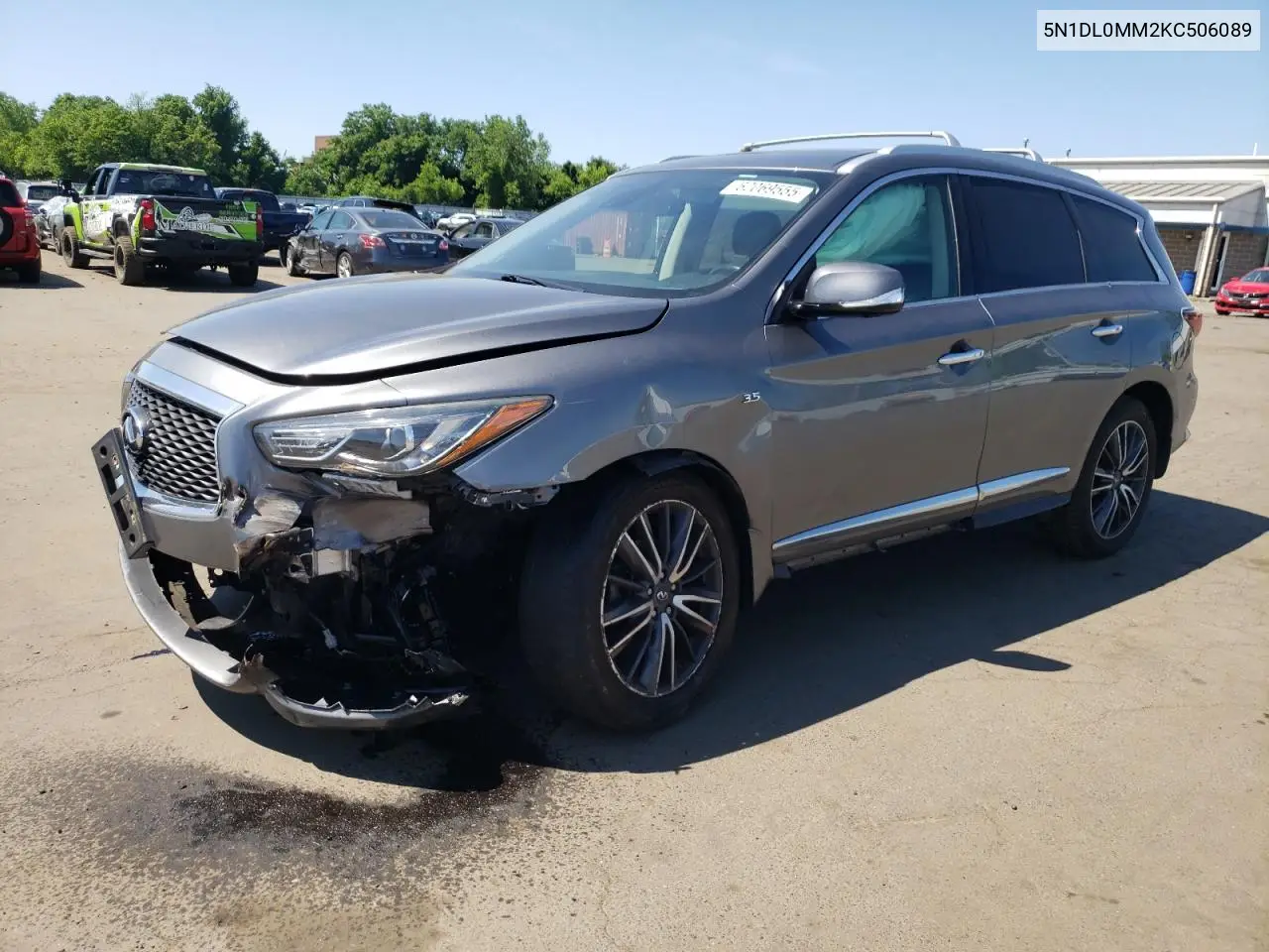 2019 Infiniti Qx60 Luxe VIN: 5N1DL0MM2KC506089 Lot: 62069555