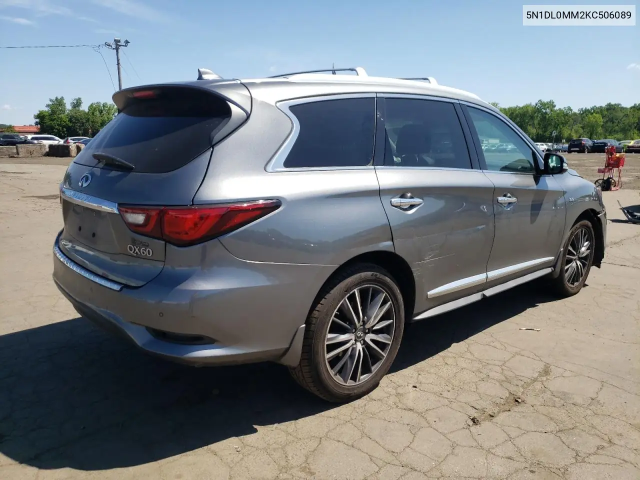 2019 Infiniti Qx60 Luxe VIN: 5N1DL0MM2KC506089 Lot: 62069555
