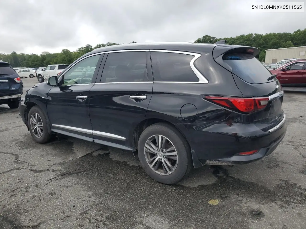 2019 Infiniti Qx60 Luxe VIN: 5N1DL0MNXKC511565 Lot: 62083225