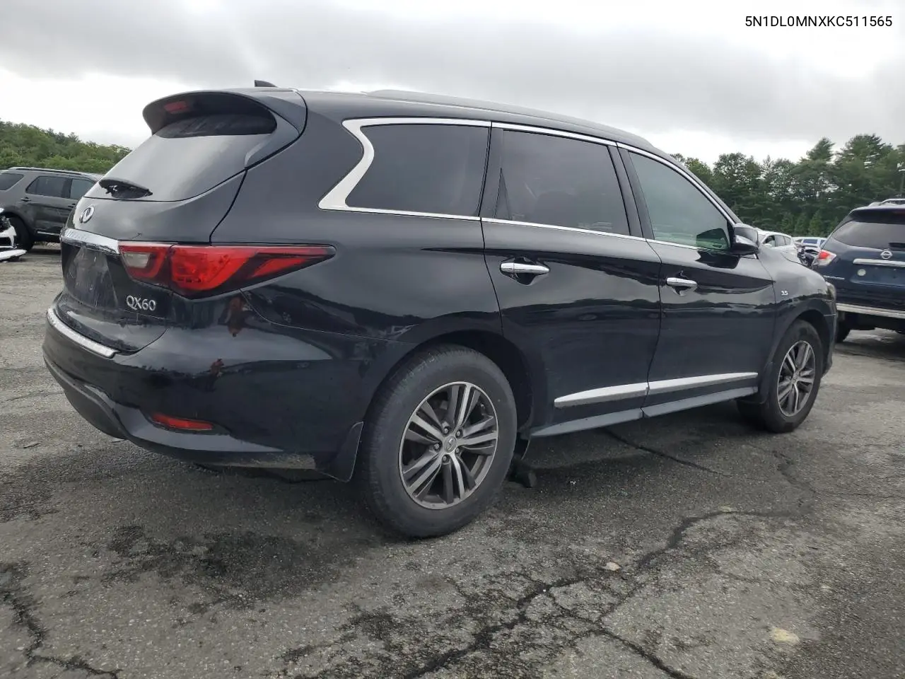 2019 Infiniti Qx60 Luxe VIN: 5N1DL0MNXKC511565 Lot: 62083225