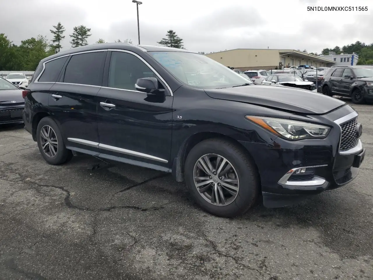 2019 Infiniti Qx60 Luxe VIN: 5N1DL0MNXKC511565 Lot: 62083225