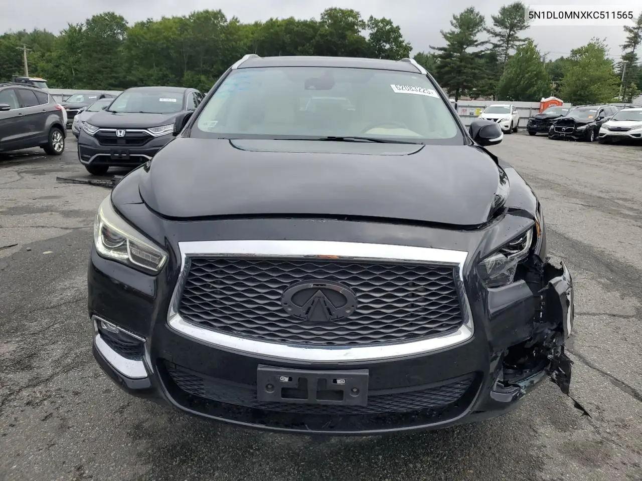 2019 Infiniti Qx60 Luxe VIN: 5N1DL0MNXKC511565 Lot: 62083225