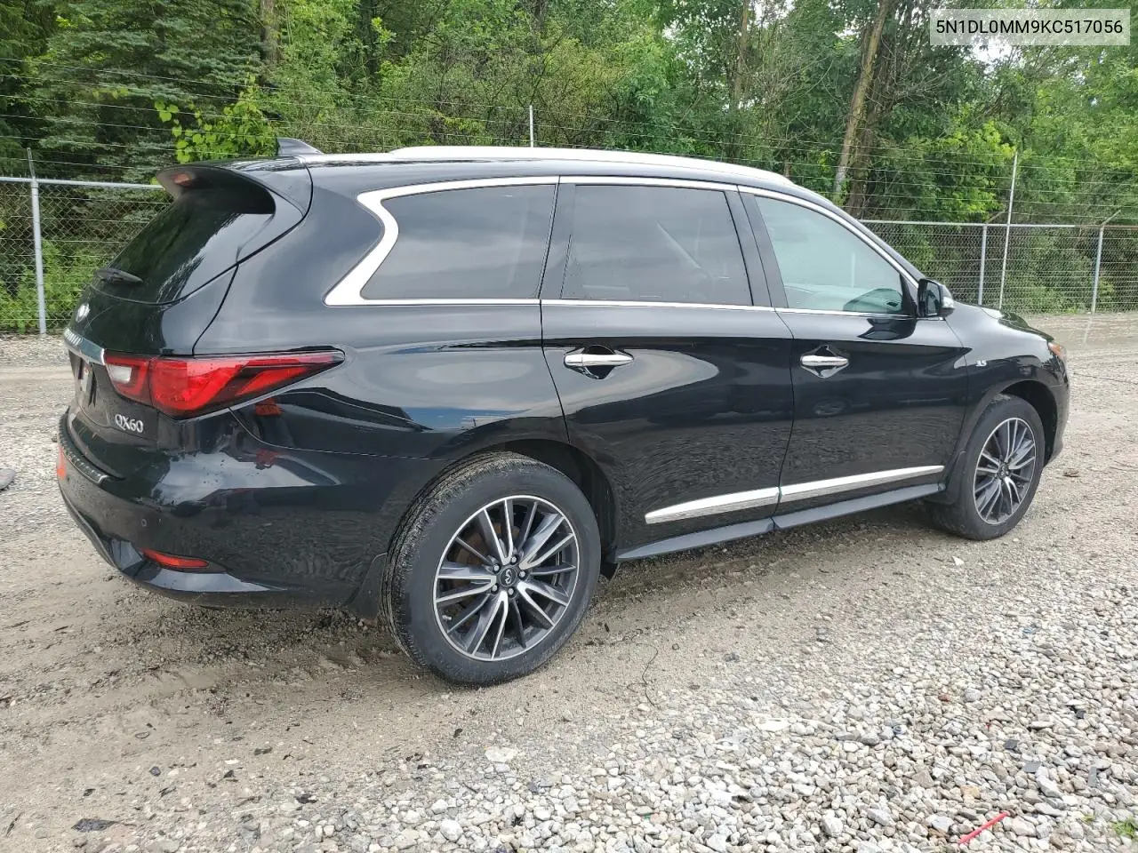 2019 Infiniti Qx60 Luxe VIN: 5N1DL0MM9KC517056 Lot: 62558455
