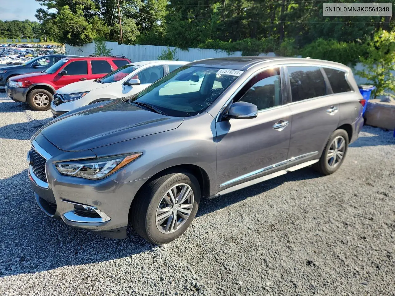 2019 Infiniti Qx60 Luxe VIN: 5N1DL0MN3KC564348 Lot: 62576215