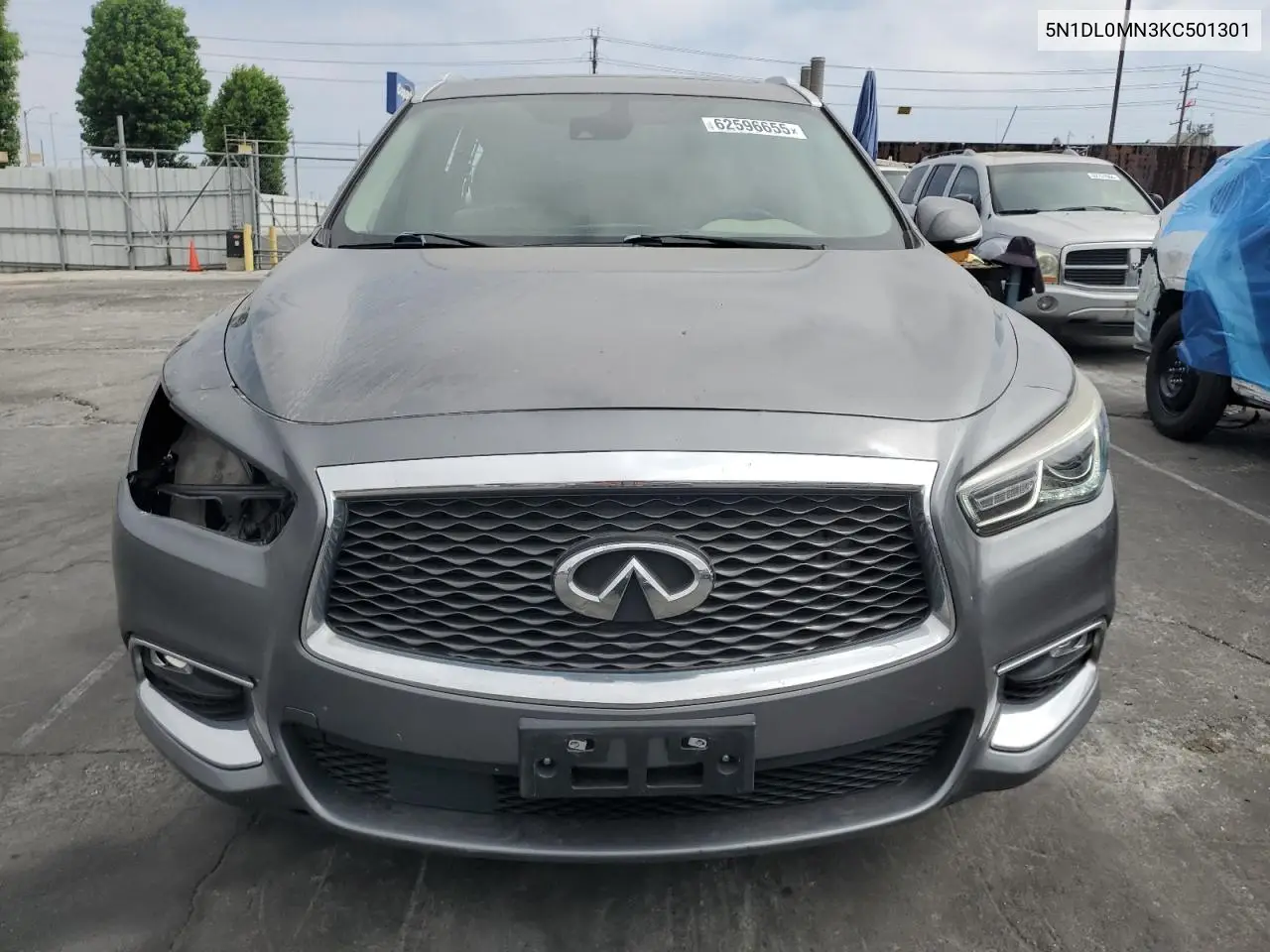 2019 Infiniti Qx60 Luxe VIN: 5N1DL0MN3KC501301 Lot: 62596655